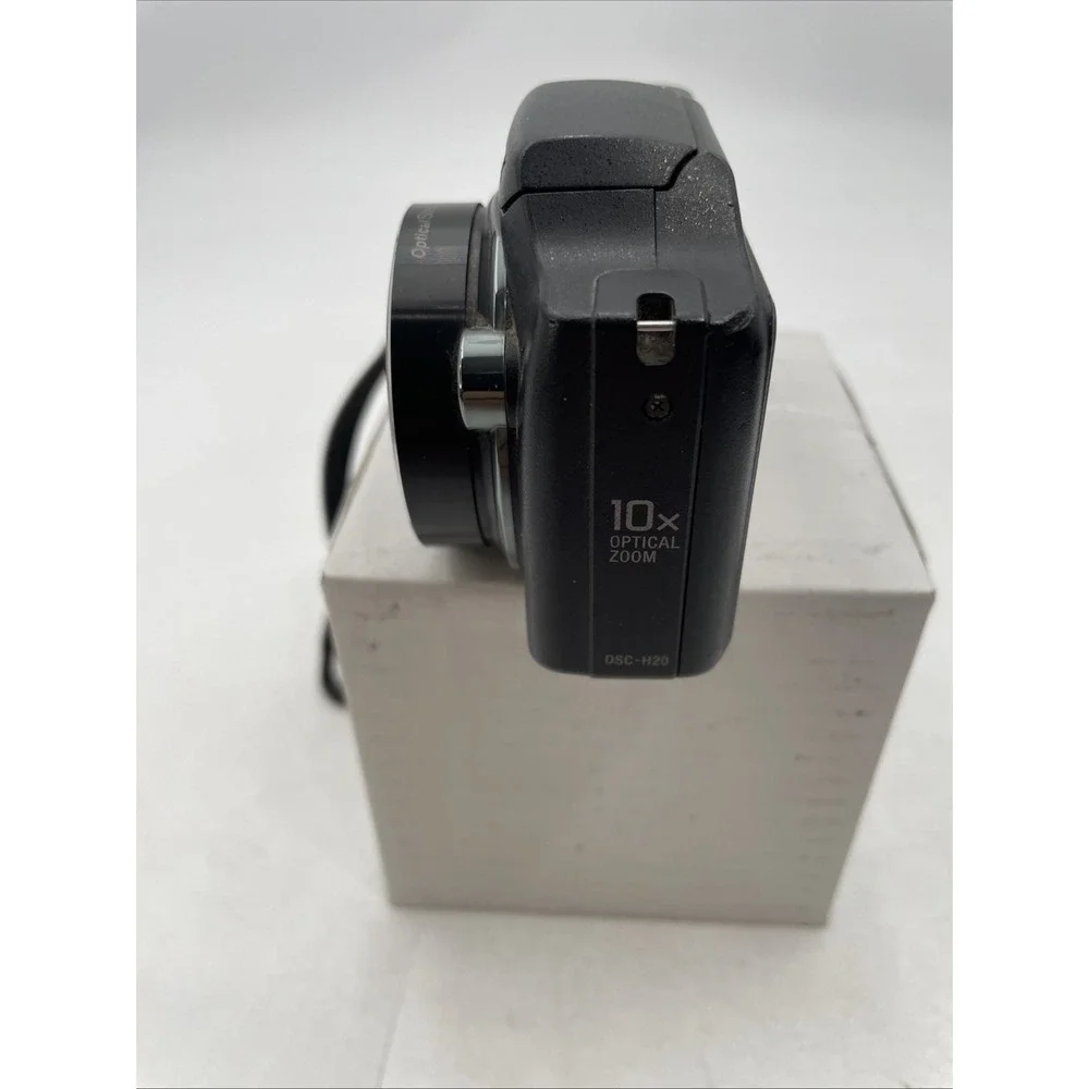 Sony Cyber-shot DSC-H20 Digital Camera 10.1MP+Battery+Charger+SD Card+Case*READ*